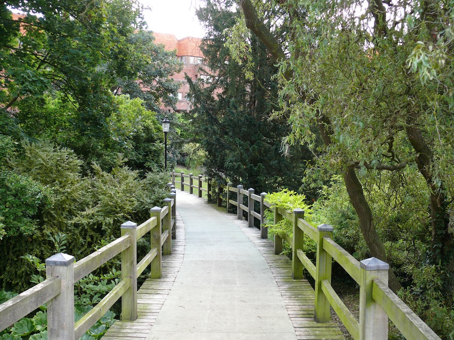 bridge over college gardens